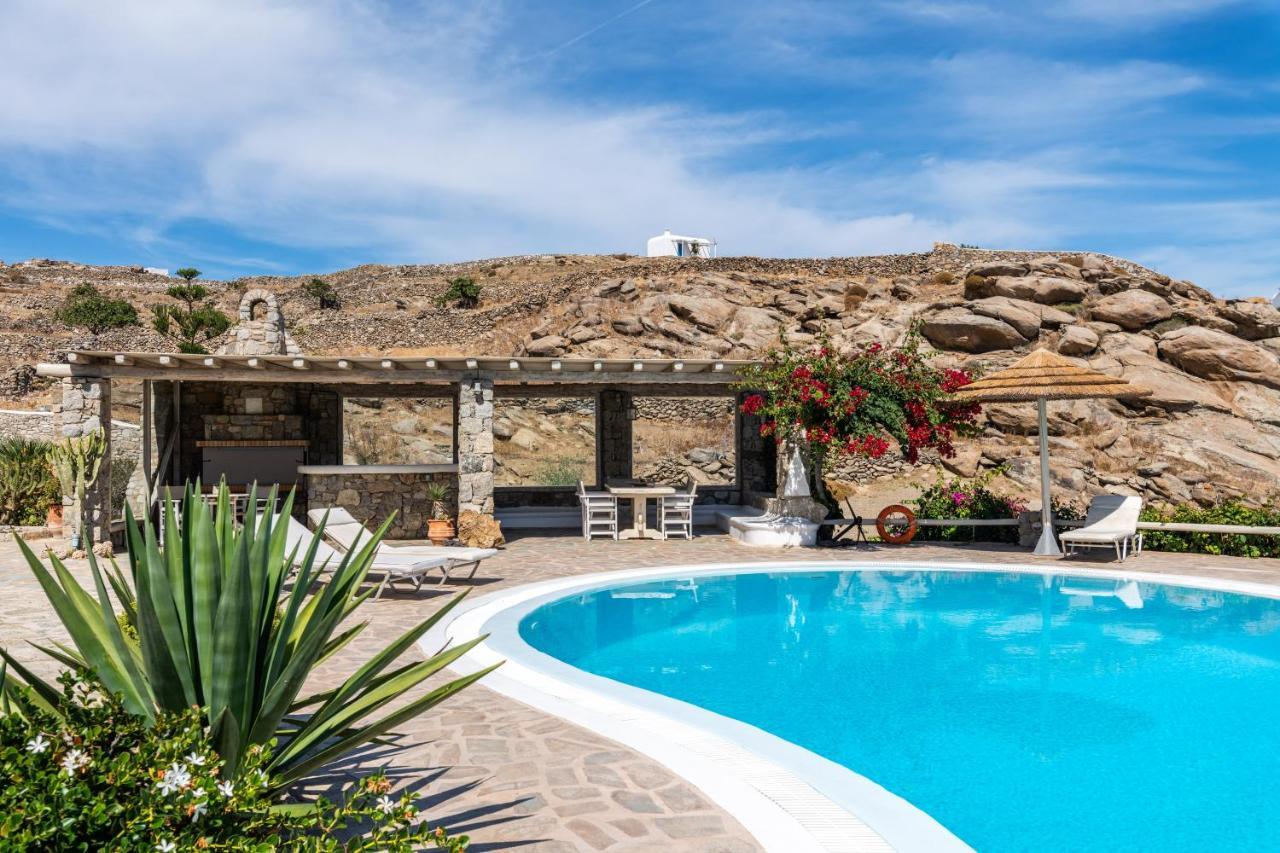 Yalos Mykonos Ornos Pouli Private Apartments W Shared Swimming Pool Mykonos Town Exterior photo