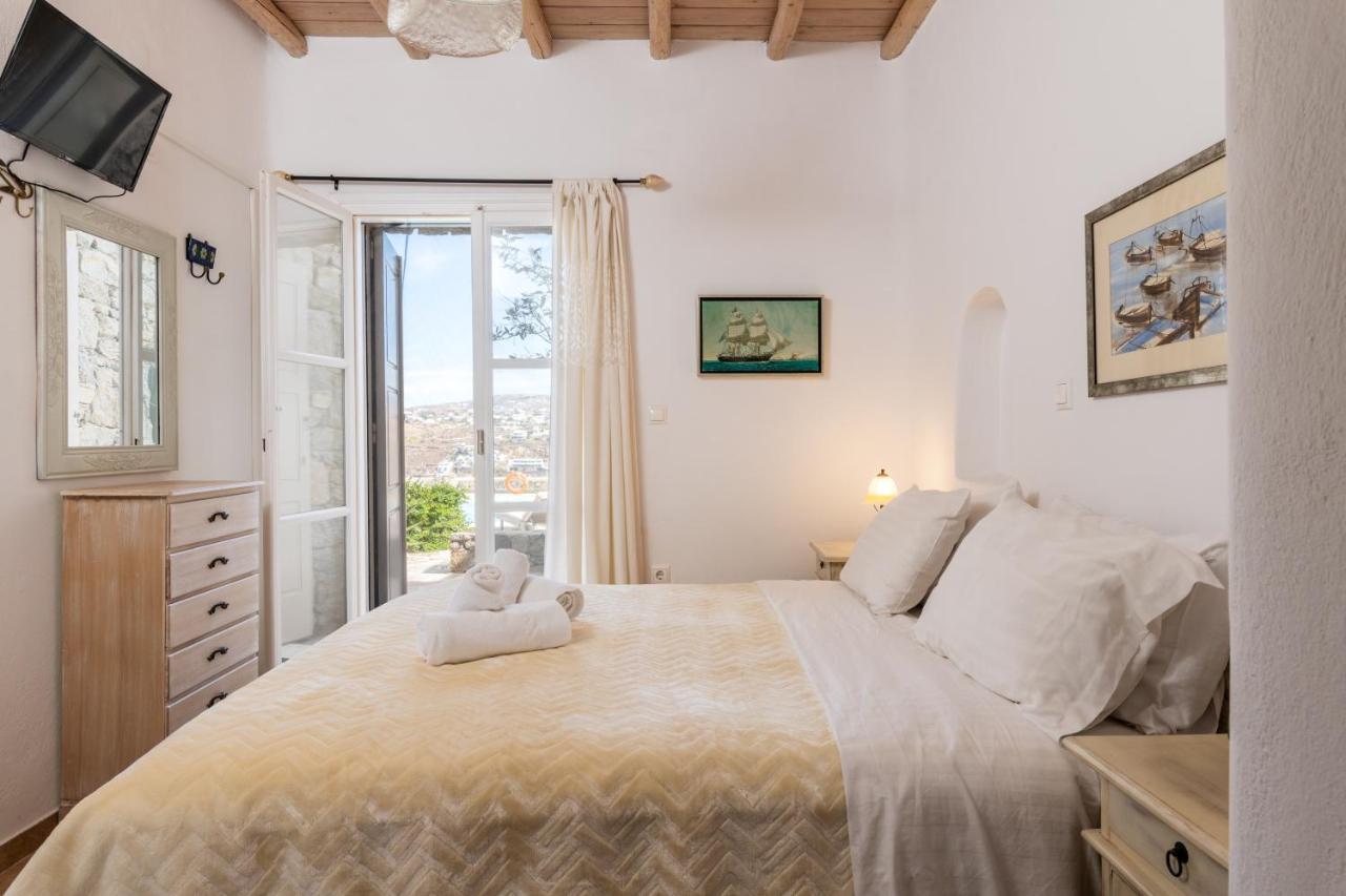 Yalos Mykonos Ornos Pouli Private Apartments W Shared Swimming Pool Mykonos Town Exterior photo