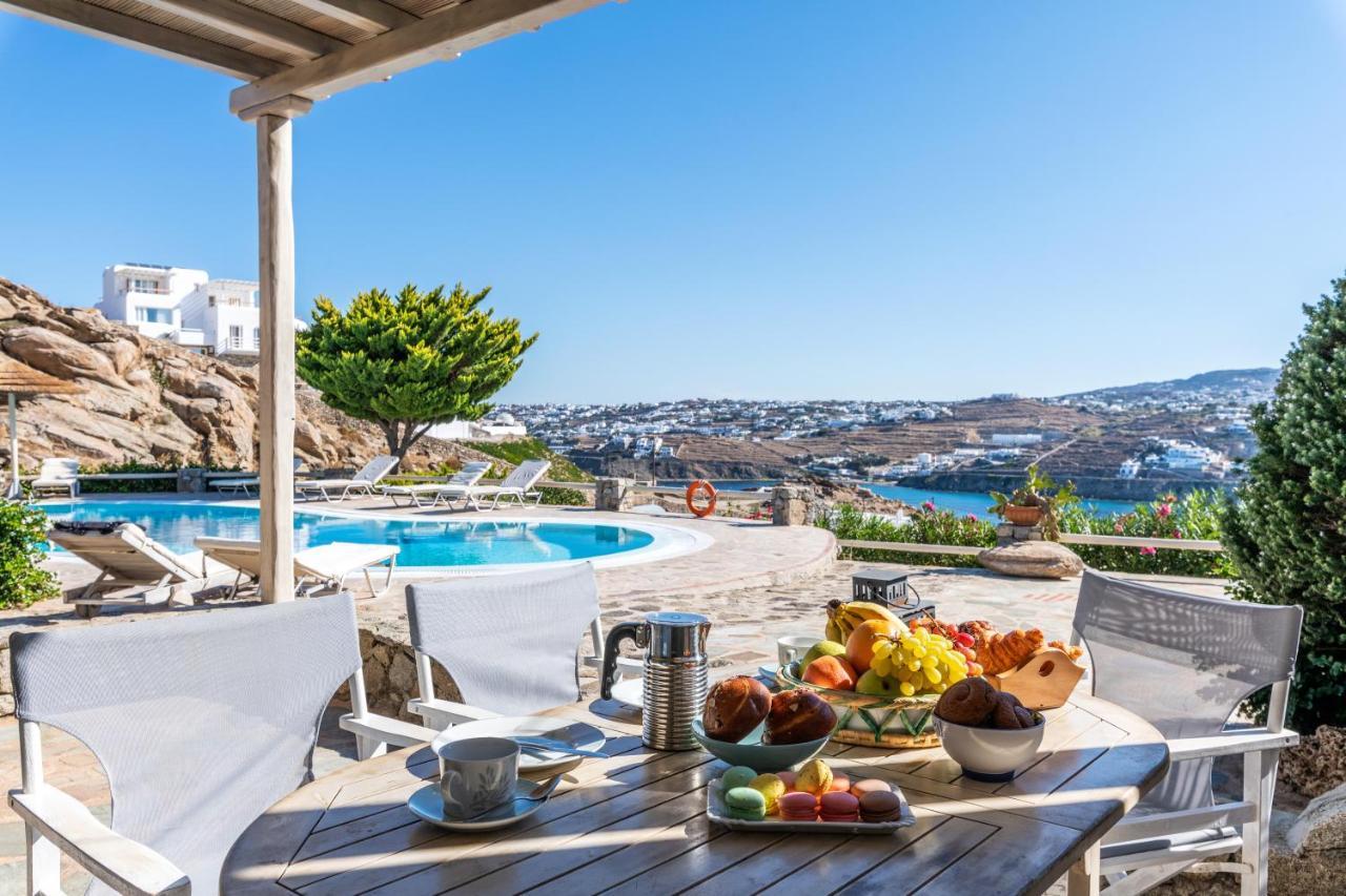 Yalos Mykonos Ornos Pouli Private Apartments W Shared Swimming Pool Mykonos Town Exterior photo