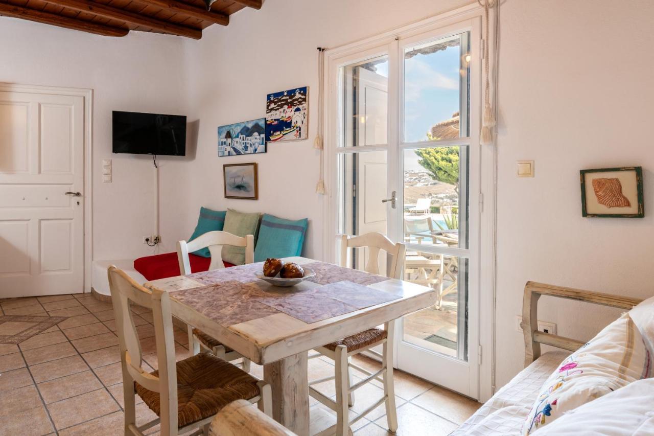 Yalos Mykonos Ornos Pouli Private Apartments W Shared Swimming Pool Mykonos Town Exterior photo