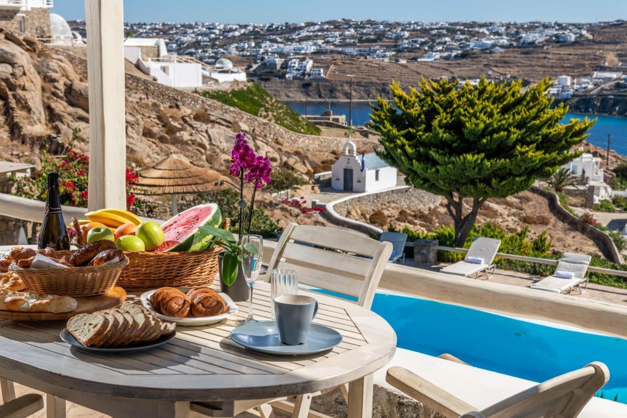 Yalos Mykonos Ornos Pouli Private Apartments W Shared Swimming Pool Mykonos Town Exterior photo