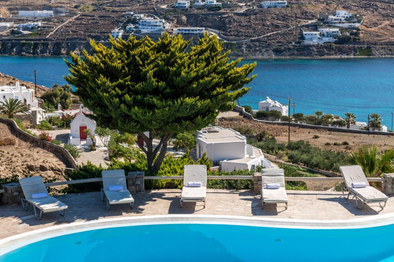 Yalos Mykonos Ornos Pouli Private Apartments W Shared Swimming Pool Mykonos Town Exterior photo