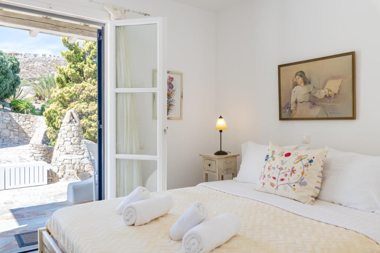 Yalos Mykonos Ornos Pouli Private Apartments W Shared Swimming Pool Mykonos Town Exterior photo