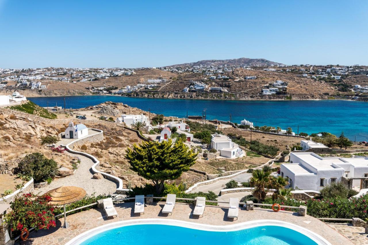 Yalos Mykonos Ornos Pouli Private Apartments W Shared Swimming Pool Mykonos Town Exterior photo