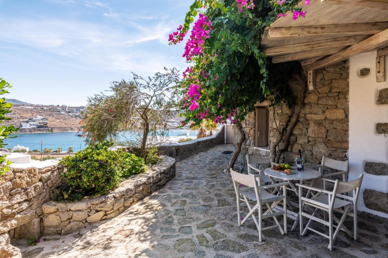 Yalos Mykonos Ornos Pouli Private Apartments W Shared Swimming Pool Mykonos Town Exterior photo